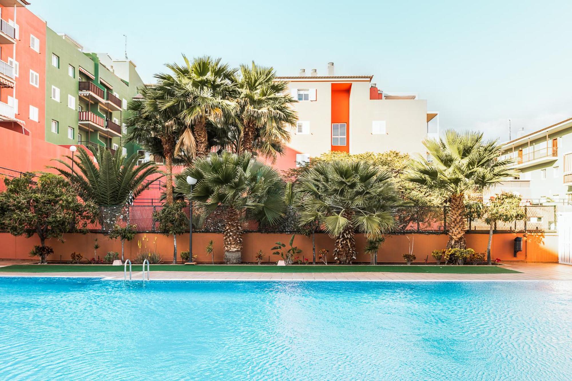 Apartamento Coqueto Con Terraza Junto A Candelaria Bagian luar foto