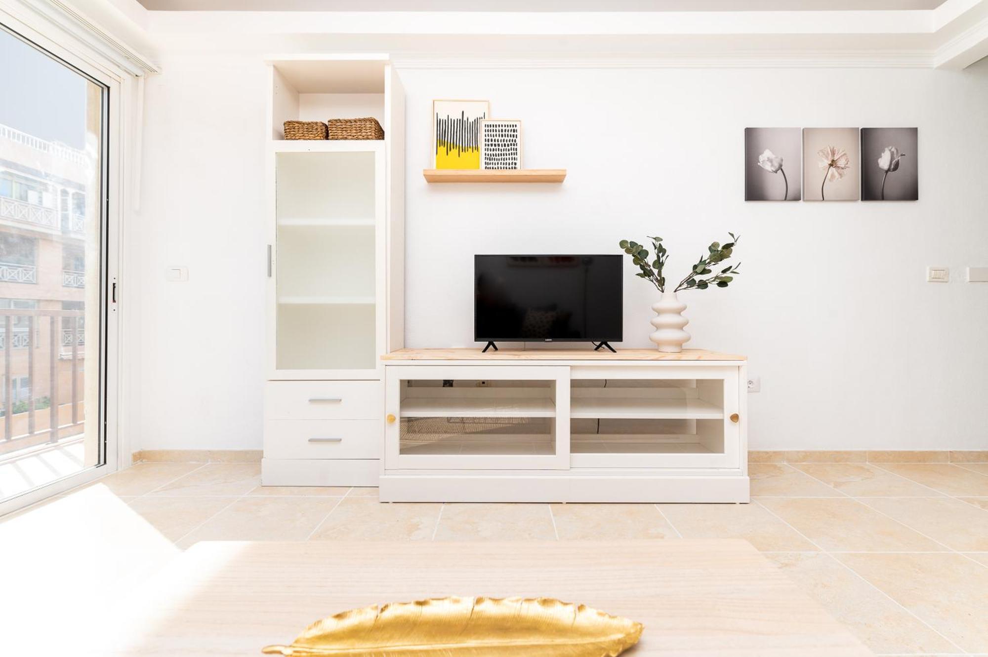 Apartamento Coqueto Con Terraza Junto A Candelaria Bagian luar foto