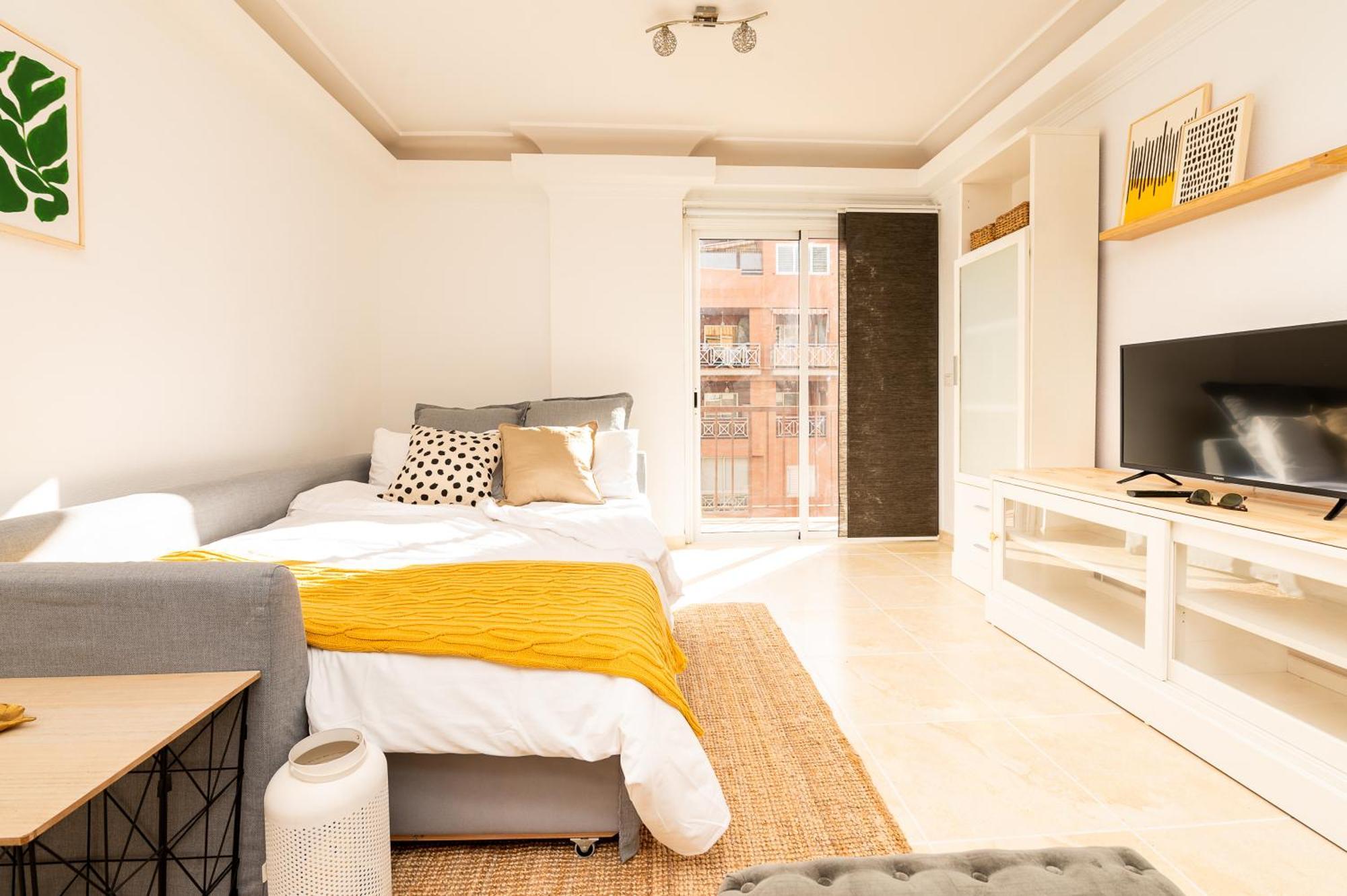 Apartamento Coqueto Con Terraza Junto A Candelaria Bagian luar foto